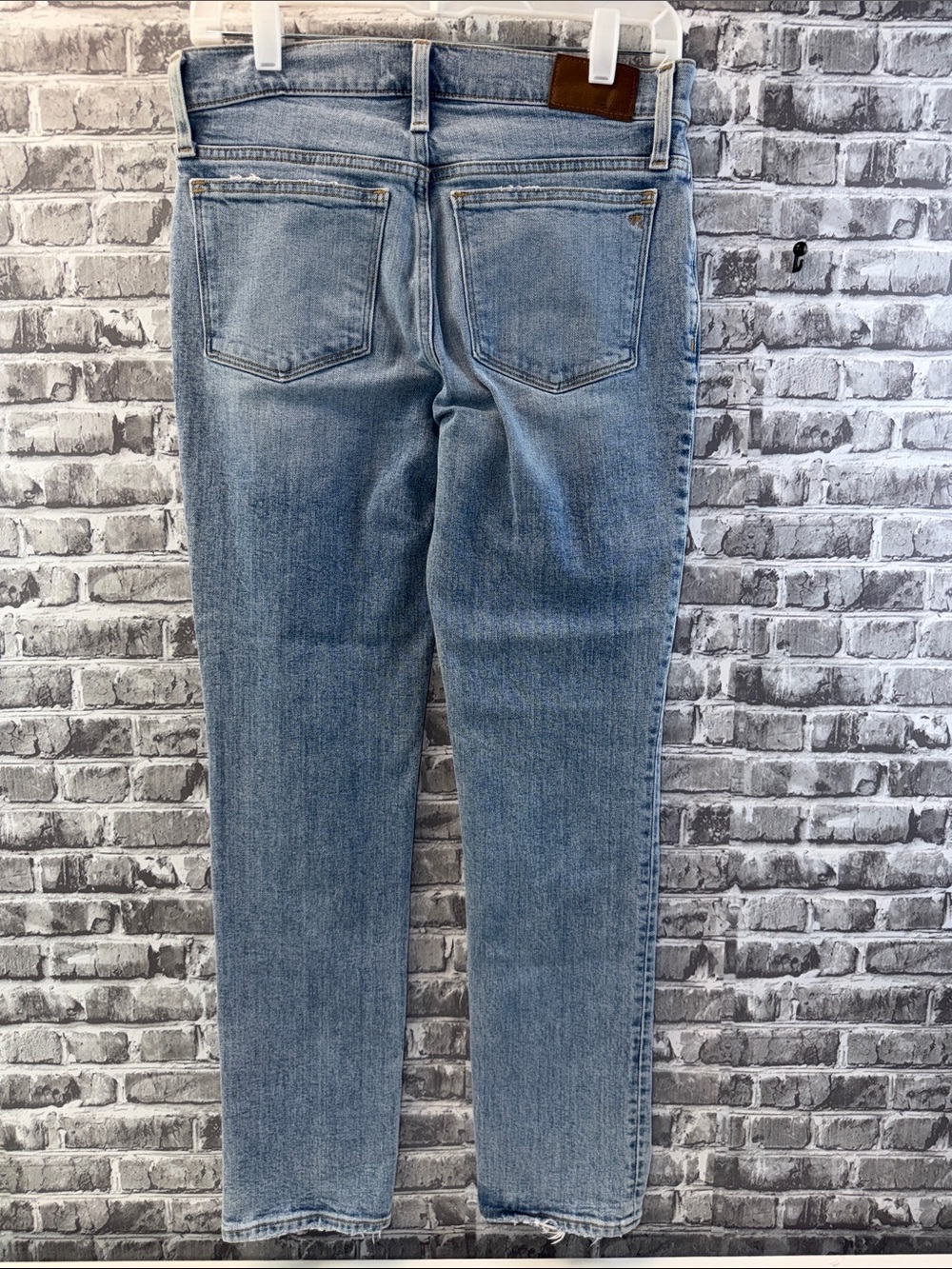 Madewell Light Wash Straight Leg Jeans